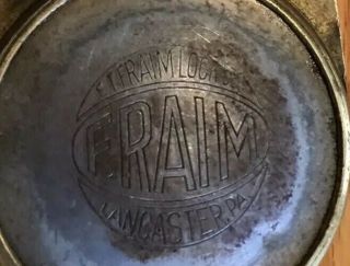 Vintage E.  T.  FRAIM Brass & Steel Padlock with Very Decorative Key - SOLID 8