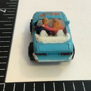 Vtg Galoob Micro Machines ‘80s Mazda RX - 7 Convertible Car w/ People Figures Rare 4