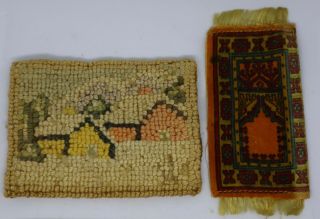 Antique Miniature Rugs For Dollhouse Or Doll