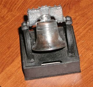 Vintage Cast Iron Liberty Bell Coin Bank Bicentennial 1776 - 1976