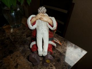 VERY RARE VINTAGE 1991 CLOTHTIQUE SANTA HOLDING A BOY BY POSSIBLE DREAMS 2