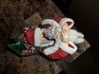 VERY RARE VINTAGE 1991 CLOTHTIQUE SANTA HOLDING A BOY BY POSSIBLE DREAMS 5