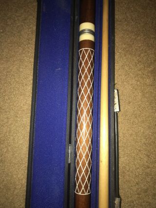 Vintage 3 Piece Pool Stick With Case 6