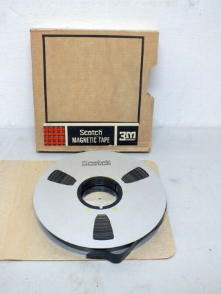Vintage 3m Scotch 25.  4mm 1 Inch Magnetic Tape Reel Aluminum