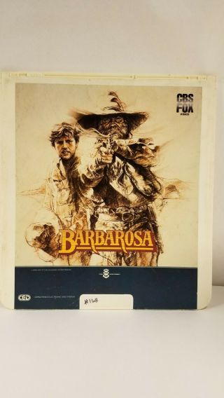 Vintage Videodisc Ced Video Disc Barbarosa