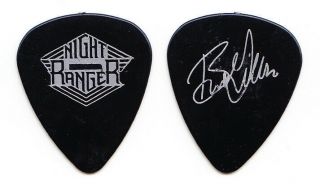 Vintage Night Ranger Brad Gillis Signature Black Guitar Pick - 1996 Tour