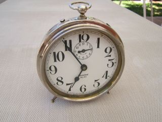 Vintage 1925 Westclox Big Ben Repeater Alarm Clock,  Runs Well