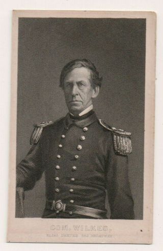 Vintage Cdv Admiral Charles Wilkes Union Navy American Civil War