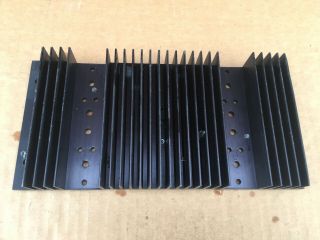 Large Aluminum Heat Sink Approx.  9x5 " To - 3 Vintage Amplifier