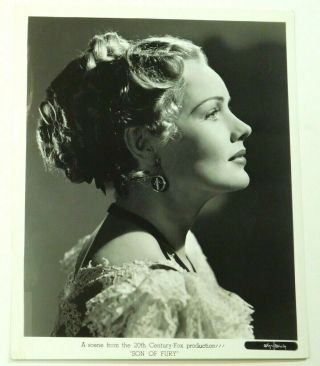 Frances Farmer Vintage 1942 Fox Film Star Actress Portrait Movie Photo