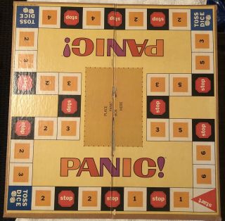 Vintage 1965 “The Game Of Panic” By Ideal Board Game 4