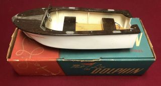 Vintage 1950s Fleet Line The Dolphin Battery Operated Boat