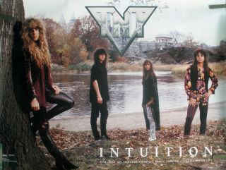 Rare Tnt Intuition 1989 Vintage Music Record Store Promo Poster