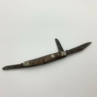 Vintage Boker Tree Brand 3 Blade Pocket Knife Solingen Germany Alemania