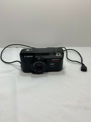 Canon Sure Shot Telemax 35mm Vintage Film Camera W F/3.  5 38 - 70mm Af