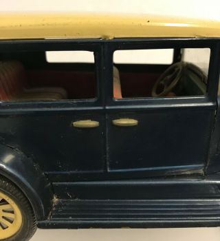 1960s Vintage Tin Model S - 1925 Car Made In Japan 2