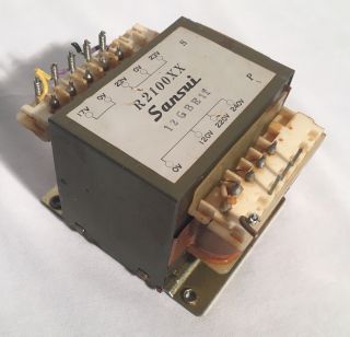 Vintage Sansui Power Transformer R2100xx Stereo Receiver Part 17v 23v