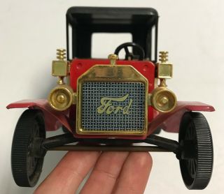 1960s Vintage Tin Model T Ford,  Battery Operated Made In Japan 3