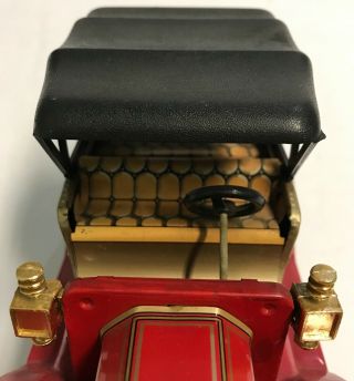 1960s Vintage Tin Model T Ford,  Battery Operated Made In Japan 4