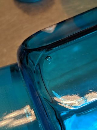 Vintage L.  E.  Smith Cobalt Blue 4 piece Canister set - Kitchen canisters 6
