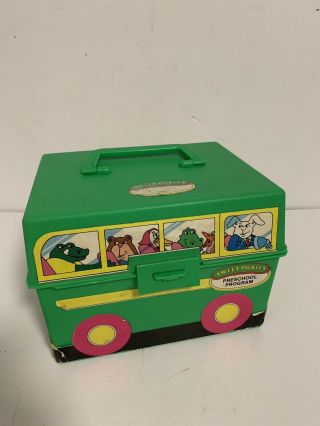 Vintage Sweet Pickles Preschool Learning Program Bus Case W/ 143 Activity Cards