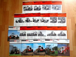 Group 21 Vintage Case Tractor Brochures 70 & 94 Series Real Good