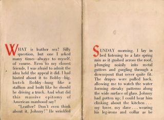 GAY: Vintage 1970 2 - fer 1 - Handed BDSM Fiction LEATHER AD 1&2: M&S Larry Townsend 2