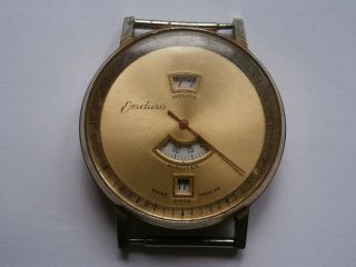 Vintage Gents Jump Hour Wristwatch Endura Mechanical Watch Spares