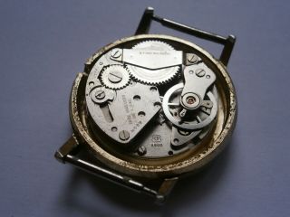 Vintage gents JUMP HOUR wristwatch ENDURA mechanical watch spares 7