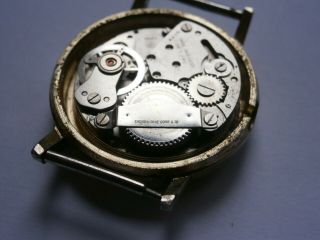 Vintage gents JUMP HOUR wristwatch ENDURA mechanical watch spares 8