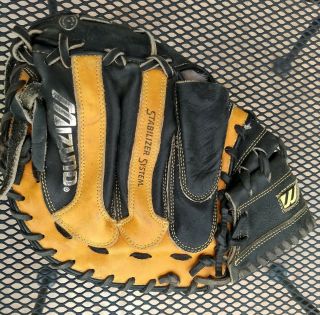 Mizuno Mfr Co11 Vintage Catcher Mitt Baseball Glove Professional Model