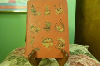 Vintage Child Craft - Poems Of Early Childhood Vol 1 - 1939 Orange Cover - Vg