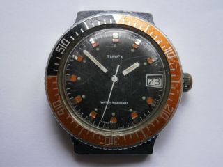 Vintage Gents Divers Style Wristwatch Timex Mechanical Watch
