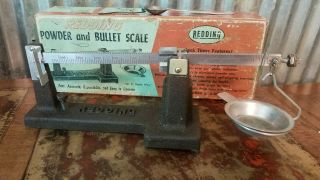 Vintage Redding Powder And Bullet Scale 325 Grains Box & Instructions