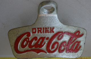 Vintage Drink Coca - Cola Starr X Wall Mount Bottle Opener Made In West Germany