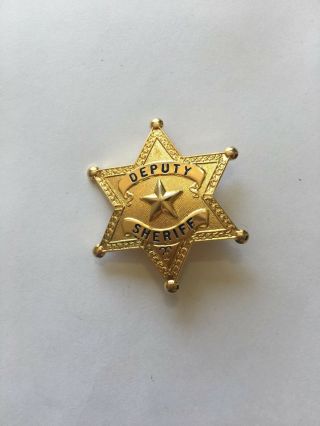 Vintage Deputy Sheriff Star Pin