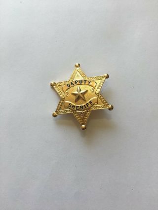 Vintage Deputy Sheriff Star Pin 2