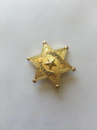 Vintage Deputy Sheriff Star Pin 3