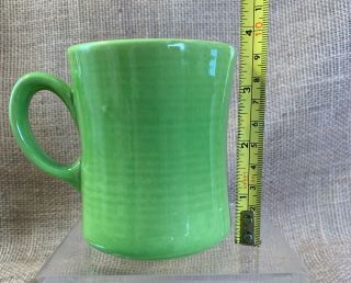 Vintage Metlox Colorstax Fern Green Coffee Mugs - Set of 4 7