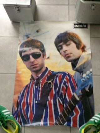 4 X Vintage Oasis Posters Noel Liam Gallagher