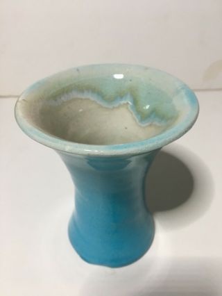 Vintage Signed ‘stephen Pottery 1946’ Pisgah Forest Pottery Crackle Vase