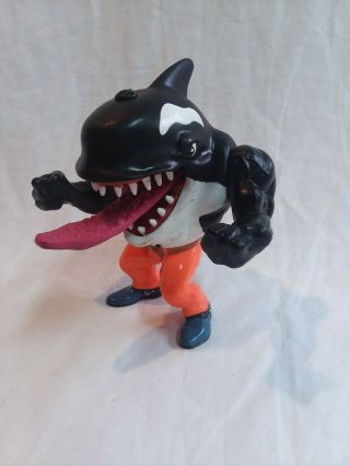 Vintage Street Sharks Moby Lick Orca Action Figure 1995 Street Wise Whale