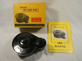 Vintage Kodak Day - Load Tank 35mm Film Developing Tank & Instructions