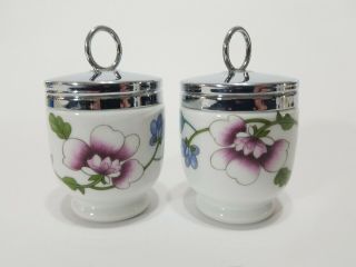 Vintage Ceramic Royal Worcester Egg Coddlers - Astley Flowers Design