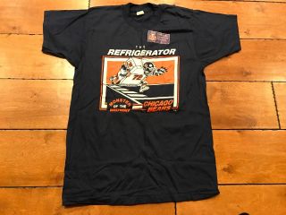 Vintage Chicago Bears The Refrigerator Monster Of The Midway T - Shirt Size M