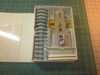 Vintage Sears Kenmore Sewing Machine Accessories Buttonholer 14 Pattern Cams 2