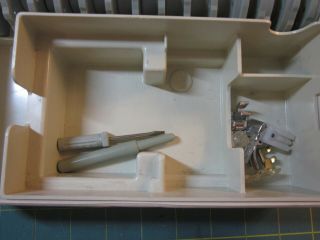 Vintage Sears Kenmore Sewing Machine Accessories Buttonholer 14 Pattern Cams 4