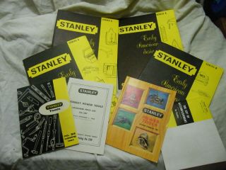 Vintage 1964 Complete Stanley Early American Design Plus 4 Tool Catalogs