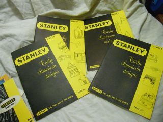 Vintage 1964 complete Stanley Early American Design plus 4 tool catalogs 2