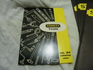 Vintage 1964 complete Stanley Early American Design plus 4 tool catalogs 3